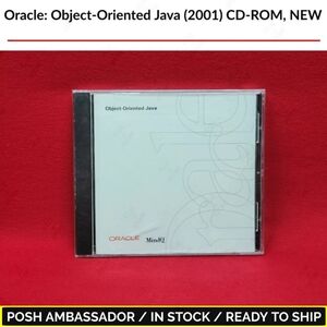 Oracle: Object-Oriented Java (2001) CD-ROM, NEW